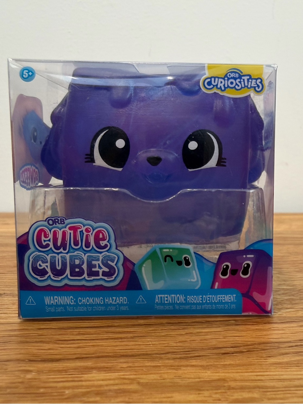 ORB Cutie Cubes Purple Dog Squishy Squeezy Fidget Sensory